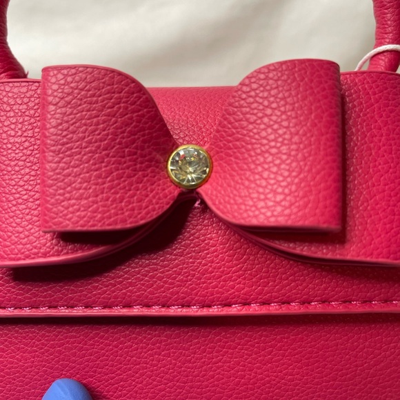 Blush Kiss Vegan pink handbag with shoulder strap - Picture 3 of 8